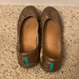 Tieks gold flats